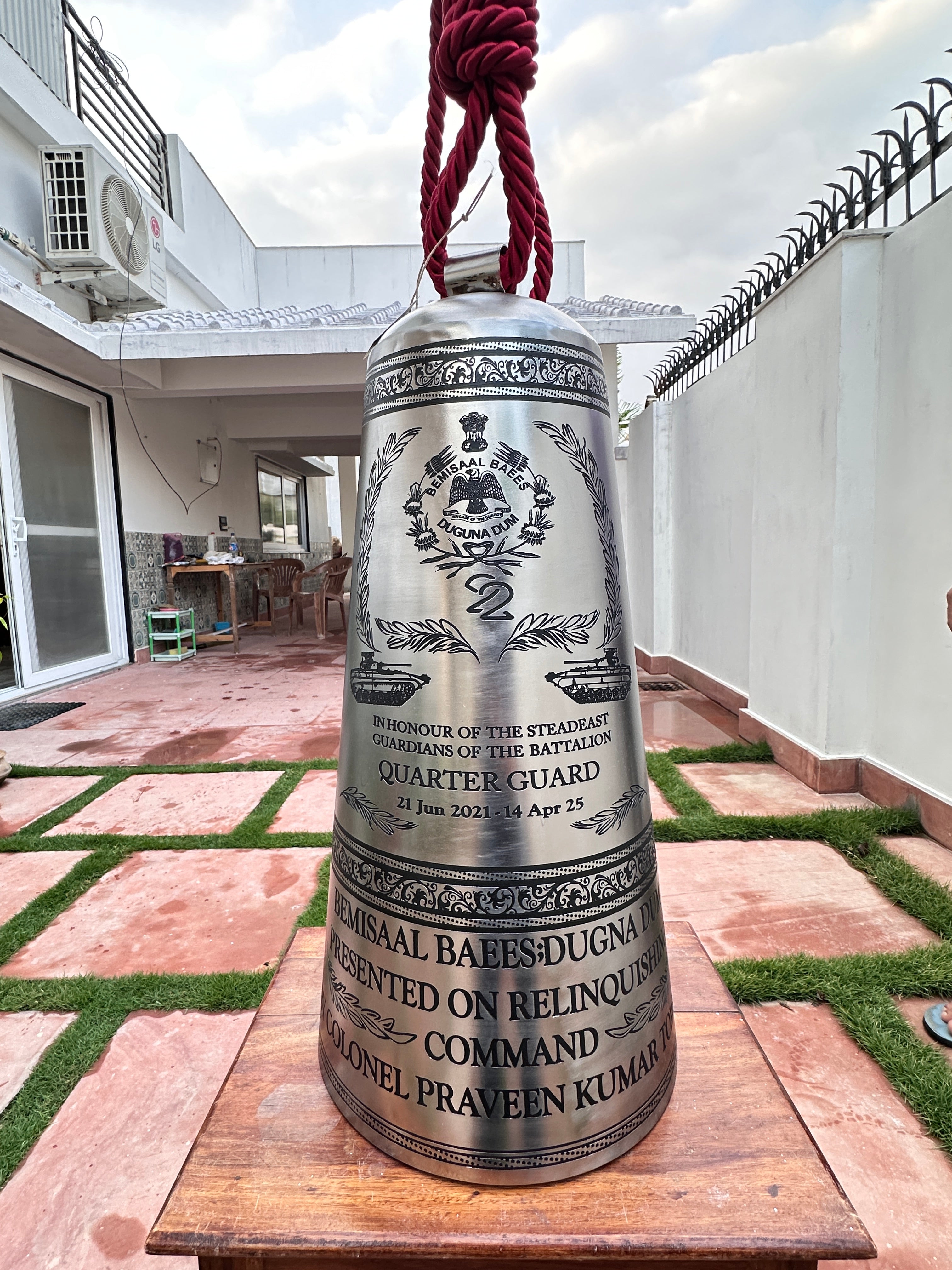 Customised SS Steel Cowbells in 24" & 38"