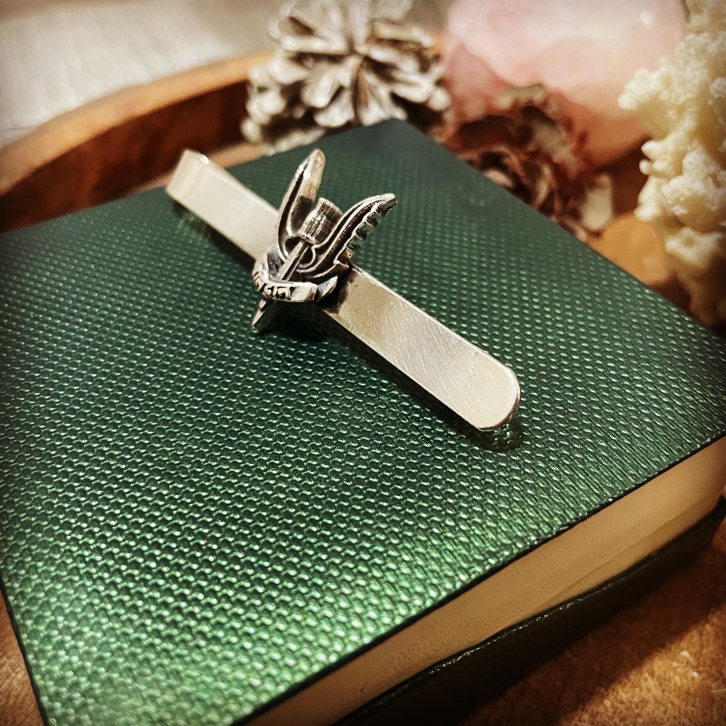 BALIDAAN TIE PINS - Silver Plated 3D Finish -CAN BE NAME CUSTOMISED