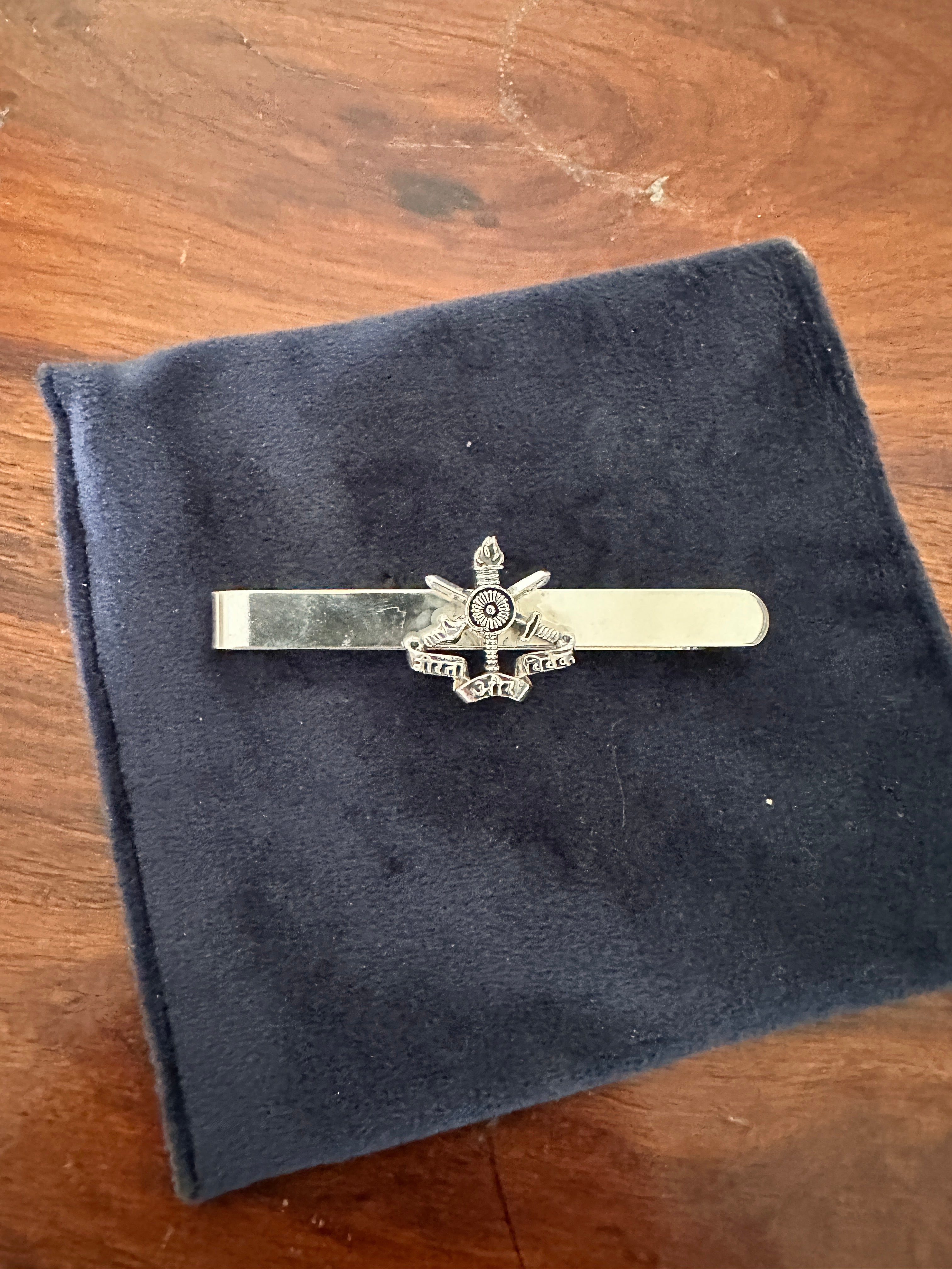 IMA TIE PINS - Silver Plated 3D Finish