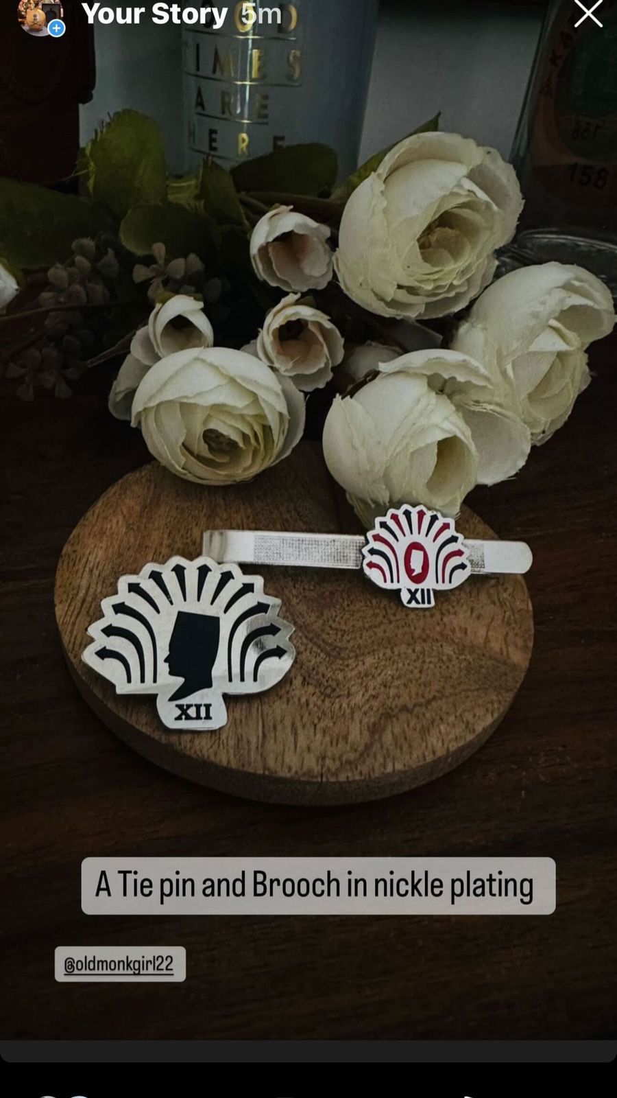 Tie pins / lapel pins/ Cufflinks/ Brooches/Ties/ Ascots/ Scarfs