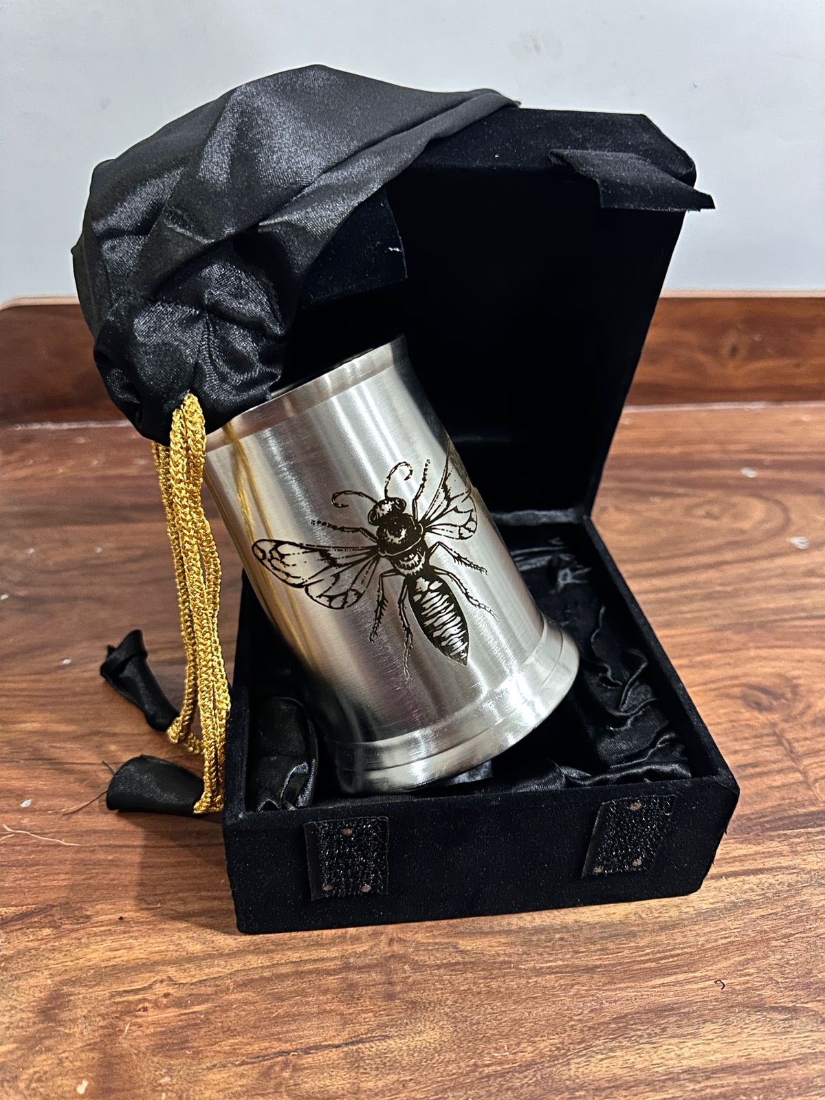 BEER TANKARDS -ETCHED (CUSTOMISABLE)