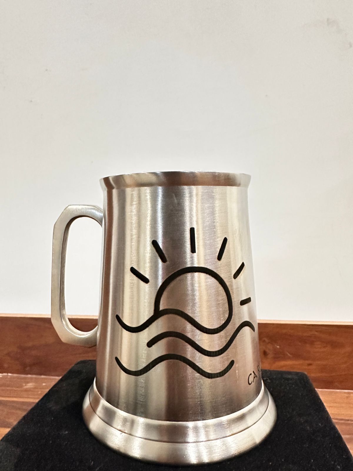 BEER TANKARDS -ETCHED (CUSTOMISABLE)