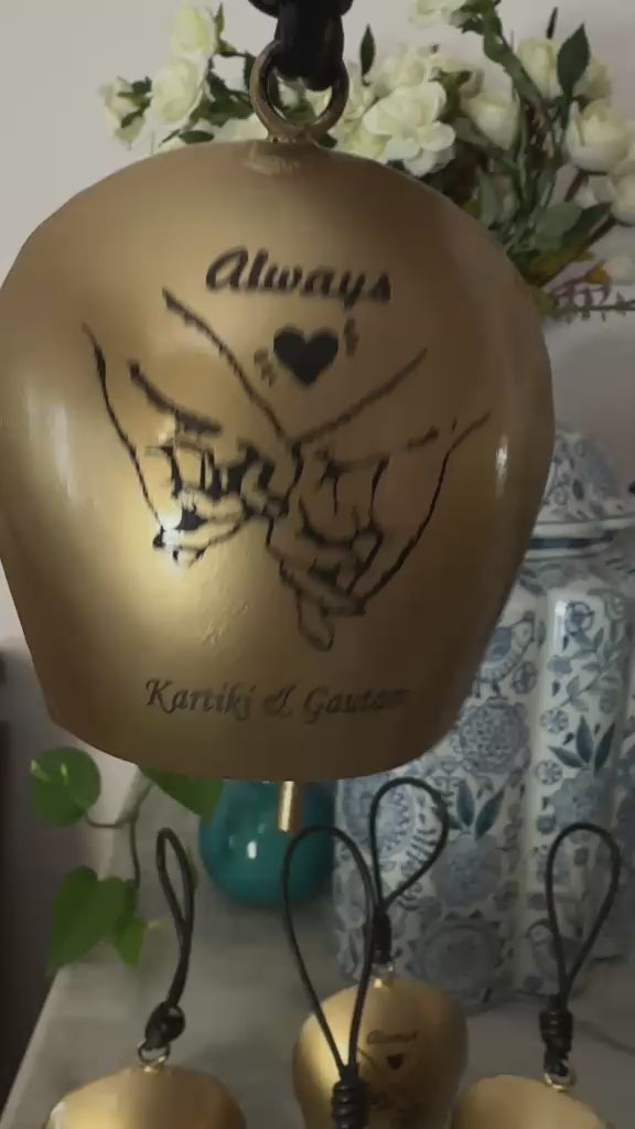The Always Bell - 4" Handmade & Etched