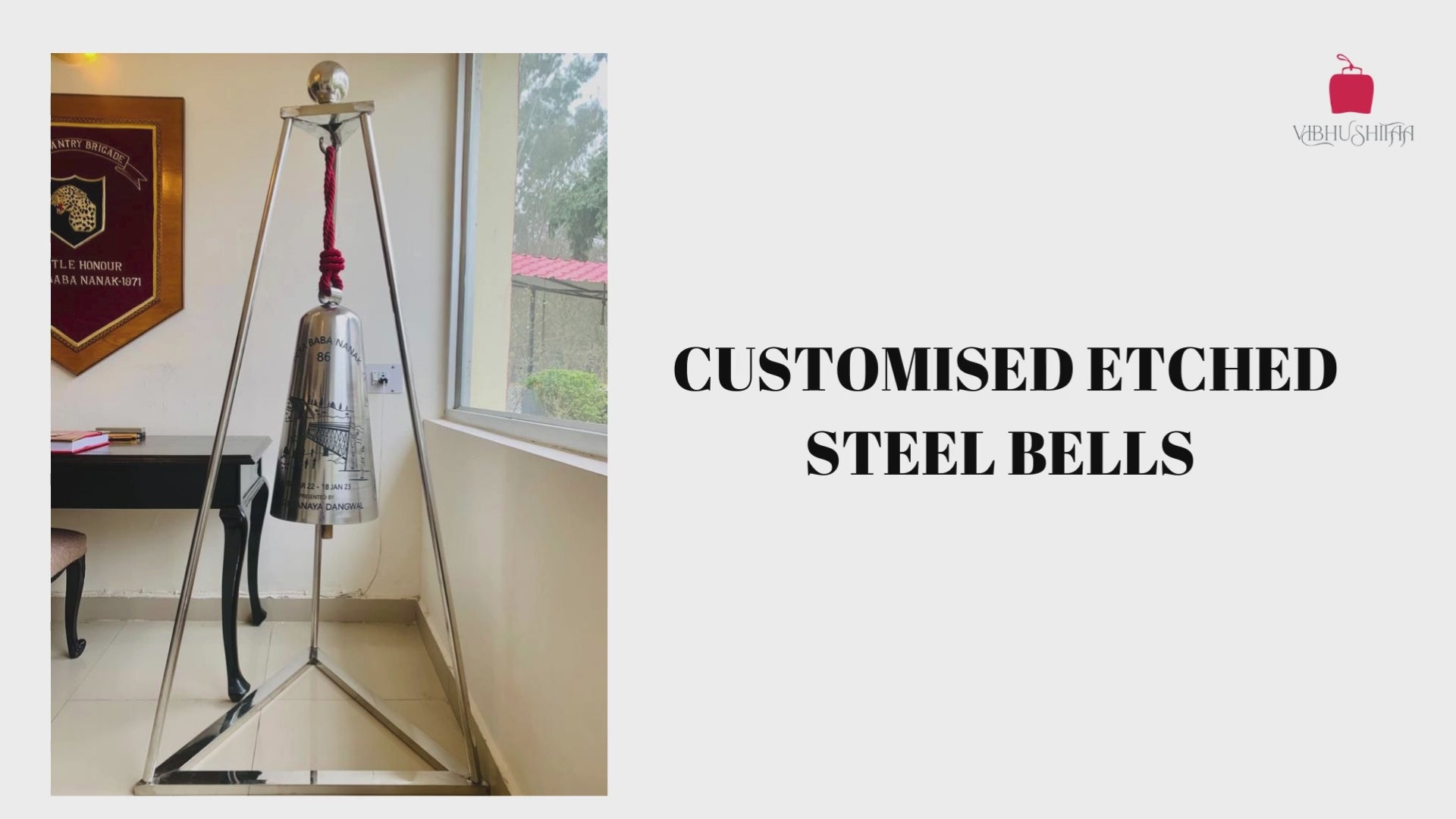 Customised SS Steel Cowbells in 24" & 38"