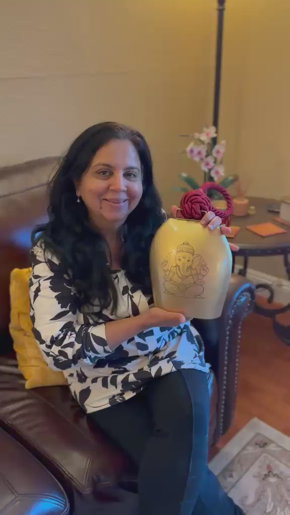 Handcrafted Ganesha Bell - Personalised Keepsake